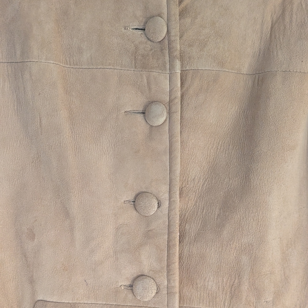 Women's Tan Suede Jacket